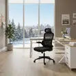 Orthopedic High Backrest Office Chairs - Black - 4