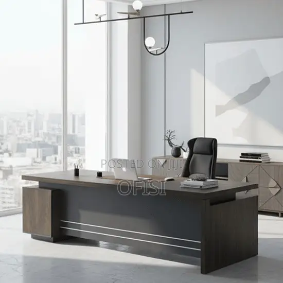 1.6m L-Shaped Manager's Office Desk - 1
