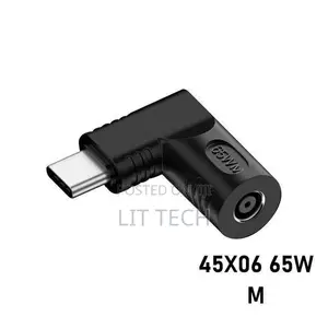 DC 4.5mm*0.6mm to USB Type-C PD Power Adapter
