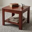 Kikombe cha Kahawa cha Mbao cha Mahogany cha Mraba cha 0.6m - 1