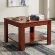 Kikombe cha Kahawa cha Mbao cha Mahogany cha Mraba cha 0.6m - 3