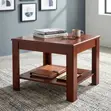 Kikombe cha Kahawa cha Mbao cha Mahogany cha Mraba cha 0.6m - 5