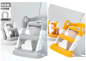 Kiti cha Potty cha 3-in-1 na Ngazi ya Kukunja
