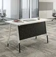 Meza ya Kompyuta Nyeupe ya Nyumbani/Ofisi ya Minimalist ya 1.2m - 1