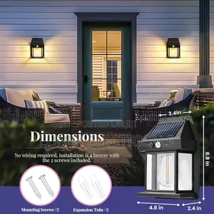 LED Solar Security Light with Motion Sensor
