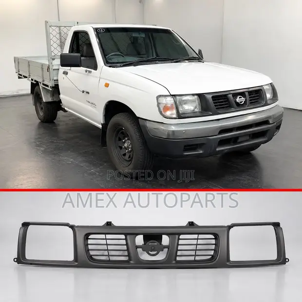 Nissan Hardbody D22 Grille (1998+) - Silver - 1