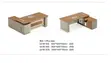 Executive 1.8m Office Desk - Brown - 2