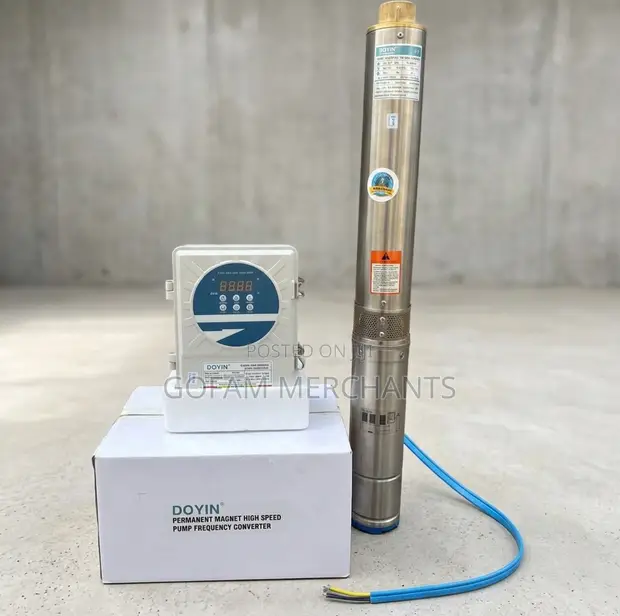Doyin 2.0HP AC/DC Hybrid Submersible Water Pump (10000L/H) - 1