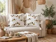 Boho Tufted Throw Pillowcase 40x40cm - 3