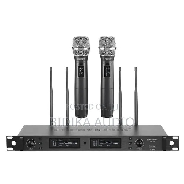 Phenyx Pro PTU-2U-2H Mfumo wa Maikrofoni Mbili za Wireless - 1