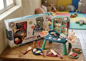 Children's Cooking Toy Set with Sounds & Lights