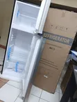Friji la Silver la Milango Miwili Juu ya Freezer - 2