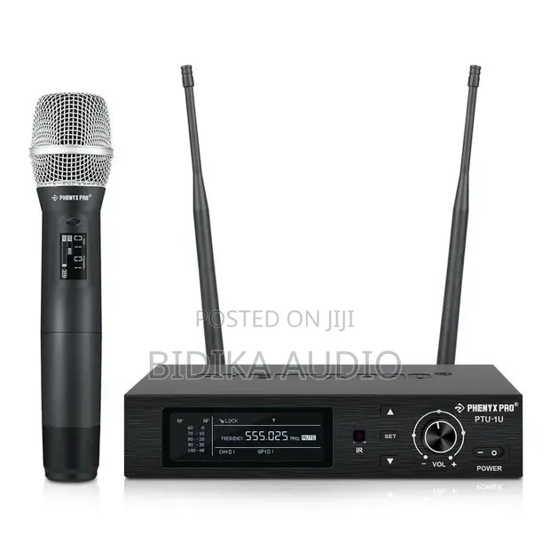 Phenyx Pro PTU-1U-1H UHF Wireless Microphone System - 1