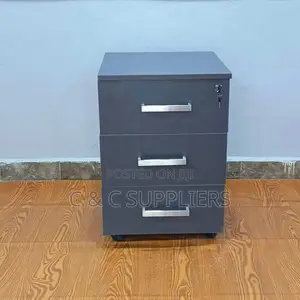 3 Drawer Mobile Pedestal - Kijivu