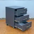 3 Drawer Mobile Pedestal - Kijivu - 2