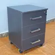 3 Drawer Mobile Pedestal - Kijivu - 4