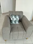 Seti ya Sofa ya Kisasa ya Viti 5 (Grey) - 1