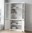 Kabati la Faili la Milango 2 na Milango ya Nusu Kioo - 2