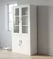 Kabati la Faili la Milango 2 na Milango ya Nusu Kioo - 3
