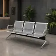 3-Link Non-Padded Airport Visitors Bench - 2