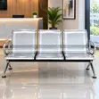 3-Link Non-Padded Airport Visitors Bench - 5