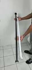 Extendable Telescopic Curtain Rod - No Drilling - 2