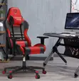 Adjustable Modern Reclining Leather Gaming Chair - 1
