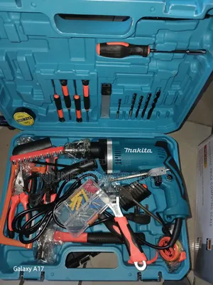 Makita 710W Electric Impact Hammer Drill with 47-Piece Tool Set
