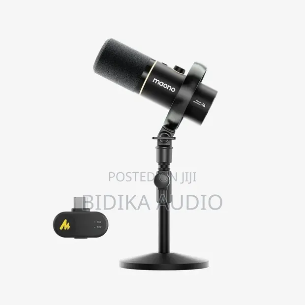 Maono PD200W Wireless USB XLR Dynamic Podcast Microphone - 1