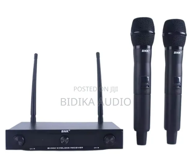 BNK BK-902 UHF Dual Wireless Microphone System (Mics 2) - 1