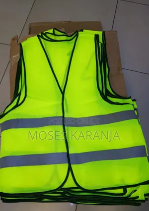 Pakiti ya Vest za Usalama za Neon Zenye Mwonekano Juu