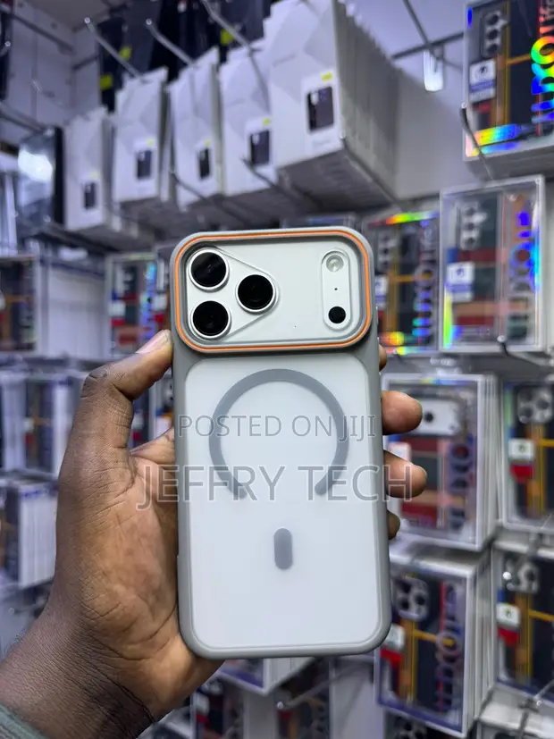 iPhone 17 Pro Max Frosted Magnetic Case with Camera Stand - 1