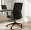 Kiti cha Ofisi cha Ergonomic cha Mid Back - Nyeusi - 4