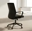Kiti cha Ofisi cha Ergonomic cha Mid Back - Nyeusi - 5