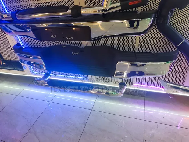 Genuine Toyota Hilux Revo Chrome Rear Bumper - Brand New - 1