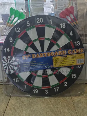 Dart Board with 6 Darts