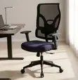 Kiti cha Ofisi cha Ergonomic chenye Mkeka Mrefu - Nyeusi - 3