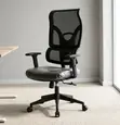 Kiti cha Ofisi cha Ergonomic chenye Mkeka Mrefu - Nyeusi - 5