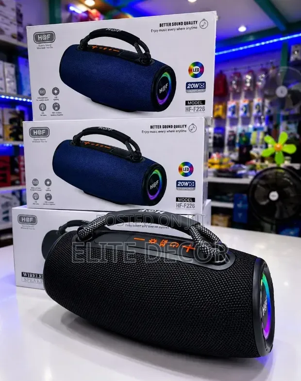 HF226 Portable Bluetooth Speaker - Brand New - 1