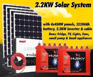Must 2.2kva Hybrid Solar System with 2x200Ah Batteries