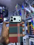 Apple iPhone MagSafe Carbon Fiber Case - Tribal Plaid - 2