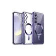 Samsung Galaxy A36 Transparent Magsafe Case with Purple Electroplated Edges - 2