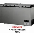 Premier Freezer ya Kifua Lita 400 - 1