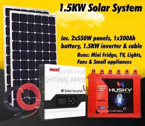 Must 1.5kva Hybrid Solar Home Package - 200Ah Battery