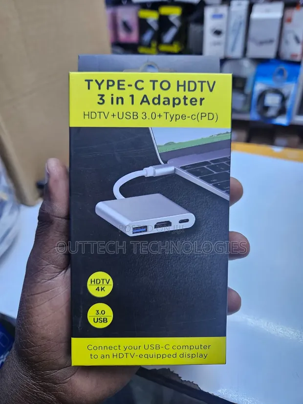 Type-C to HDMI 3-in-1 Docking Station - 1