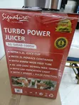 Signature SG-04948 Turbo Power Juicer - 2