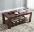 Meza ya Kahawa ya Ofisi ya Mbao ya Mahogany - 1.2M - 5