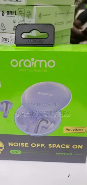 Oraimo SpaceBuds 2 52dB Hybrid ANC Earbuds za Bluetooth
