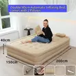 Inflatable King Size Airbed Mattress with Built-in Pump - 2