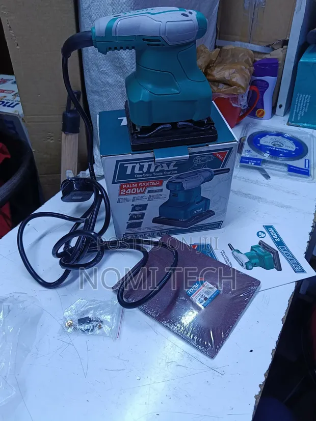 TOTAL 240W Palm Sander - Electric Sanding Machine - 1